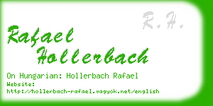 rafael hollerbach business card